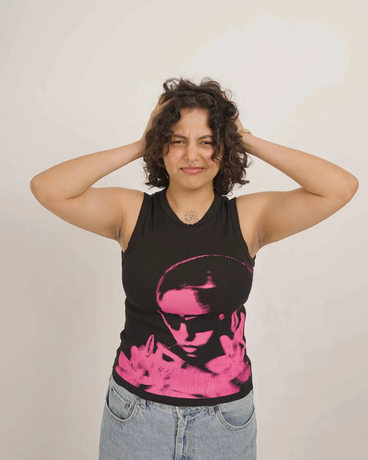 Electric muse tank - Black Tank Top - CLORYco.Tank Tops