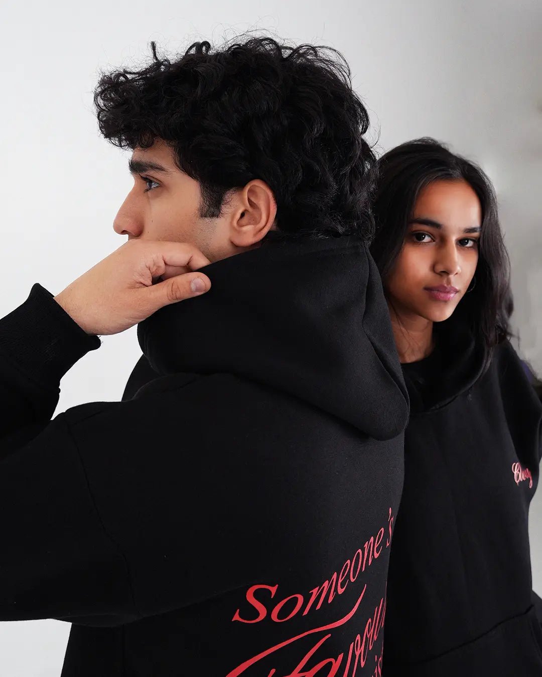 Someone's Favourite Mistake Black Hoodie