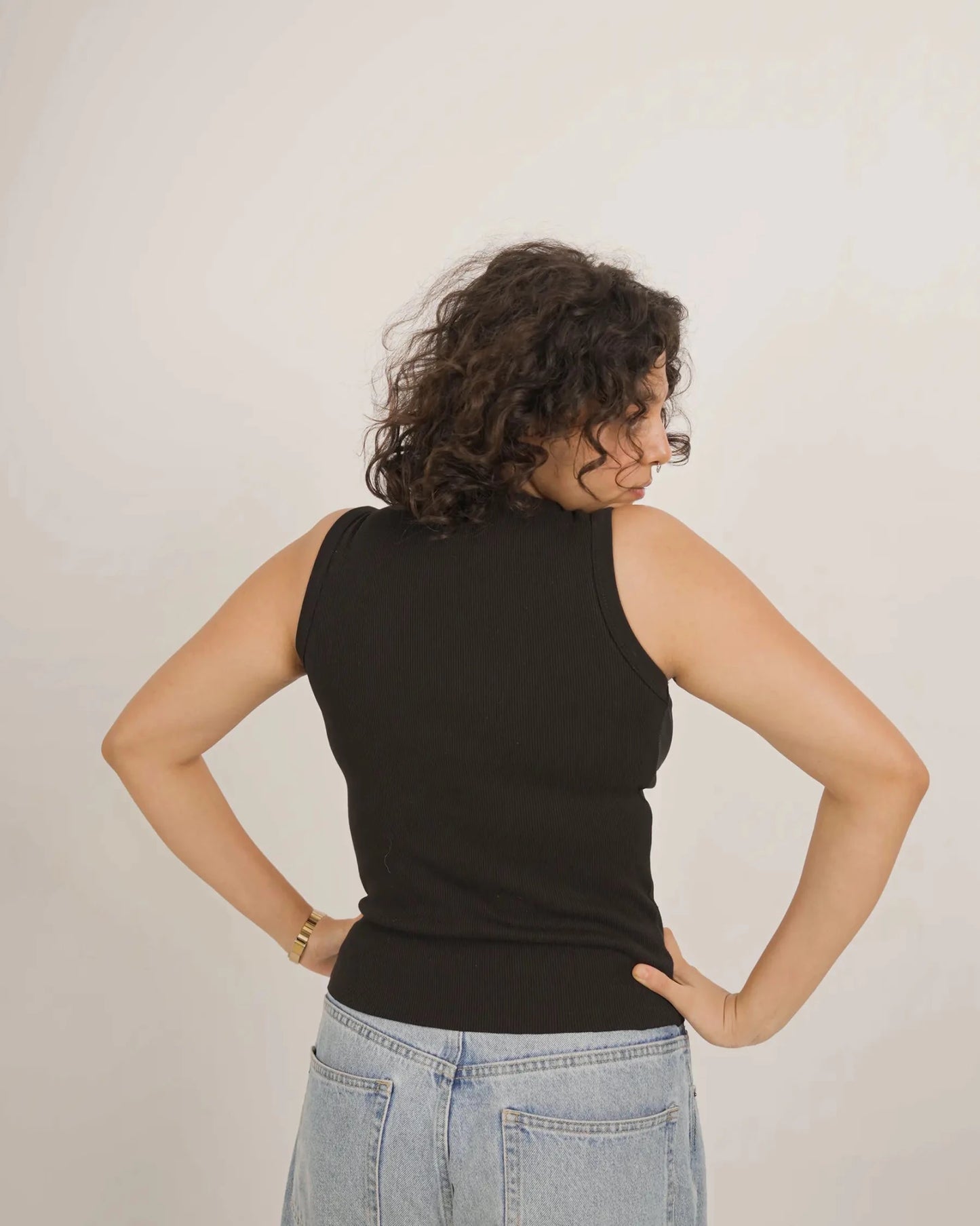 Electric muse tank - Black Tank Top - CLORYco.Tank Tops