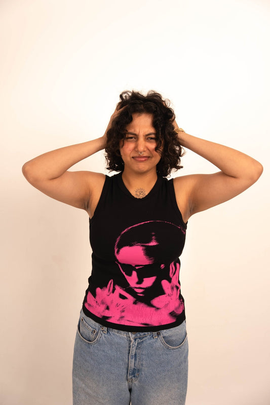 Electric muse tank - Black Tank Top - CLORYco.Tank Tops