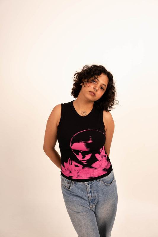 Electric muse tank - Black Tank Top - CLORYco.Tank Tops