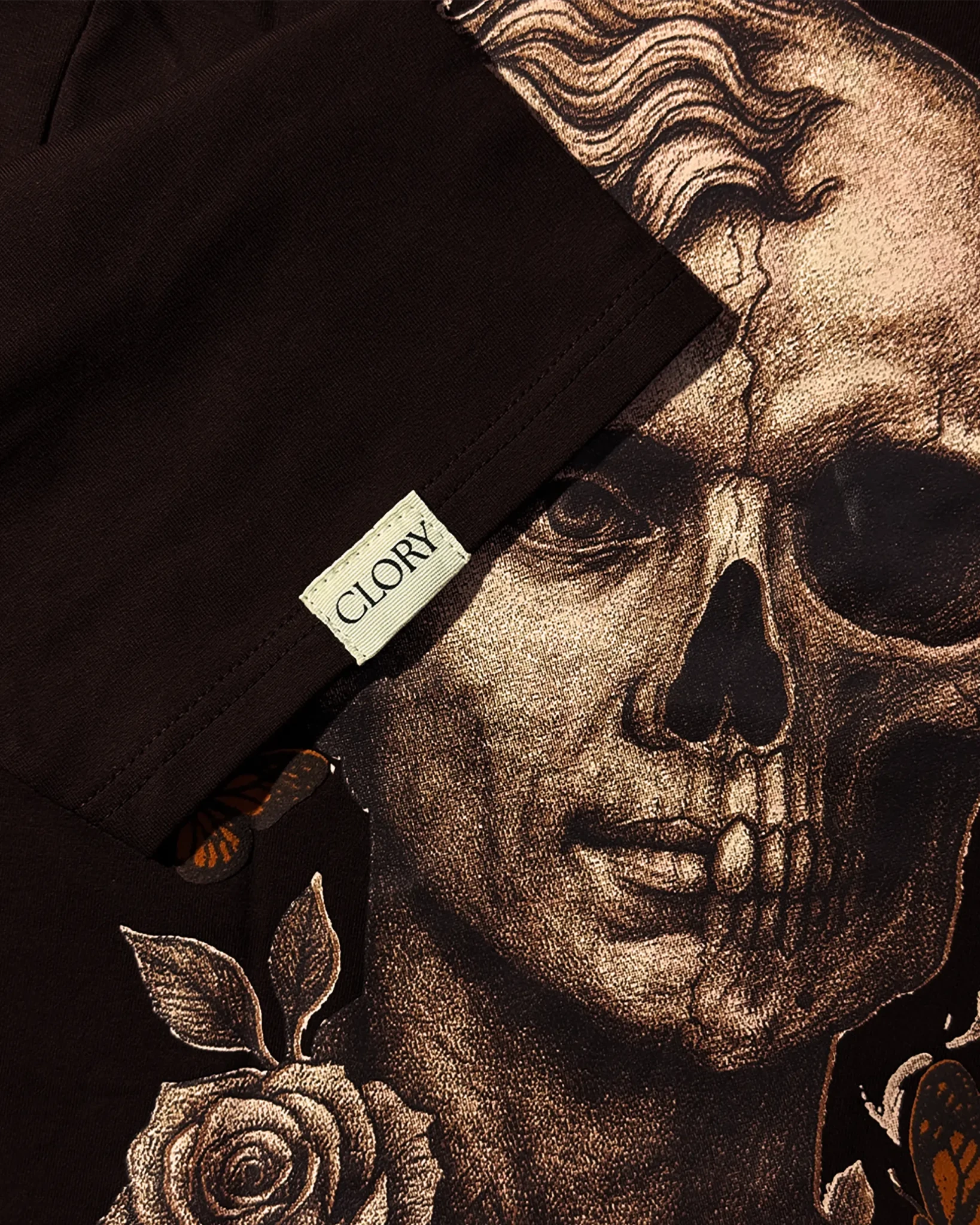 Fleeting Flesh - brown Oversized T-shirt - CLORYco.Oversize T-Shirts
