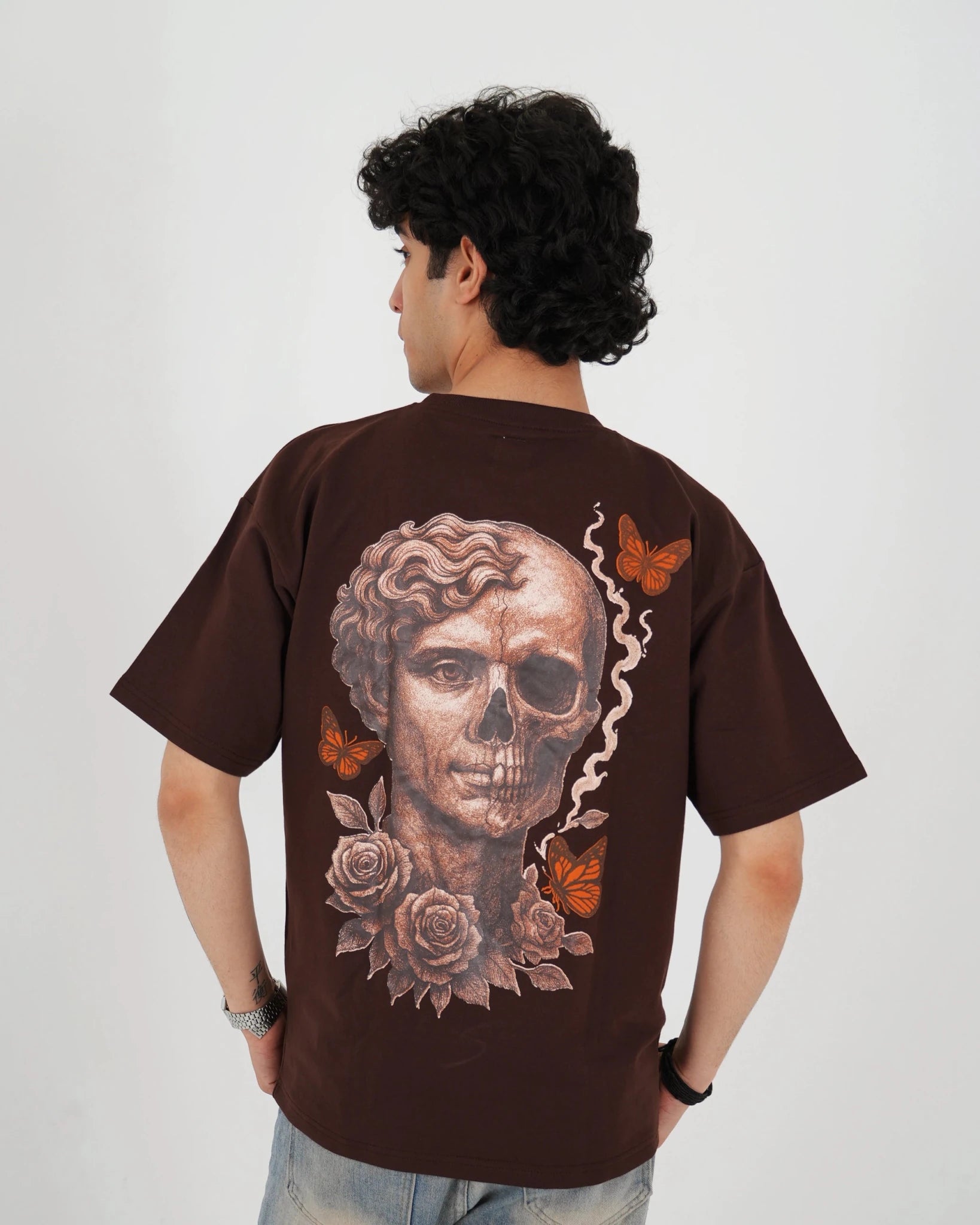 Fleeting Flesh - brown Oversized T-shirt - CLORYco.Oversize T-Shirts