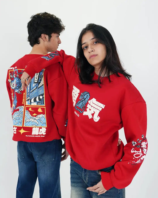 Periwinkle Dragon Sweatshirt