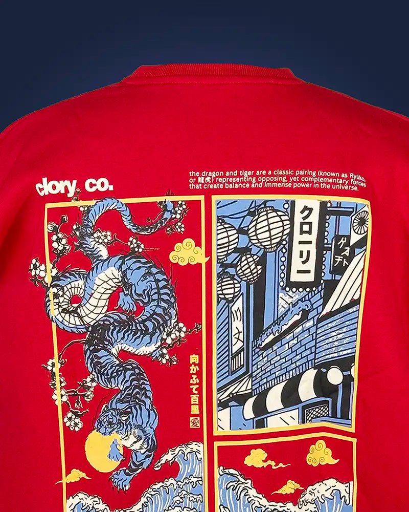 Periwinkle Dragon Sweatshirt