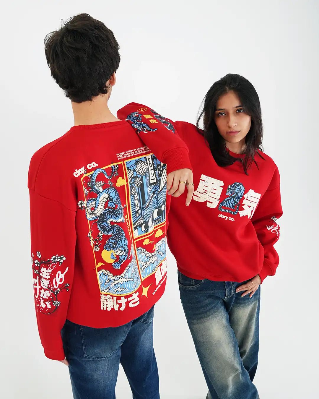 Periwinkle Dragon Sweatshirt