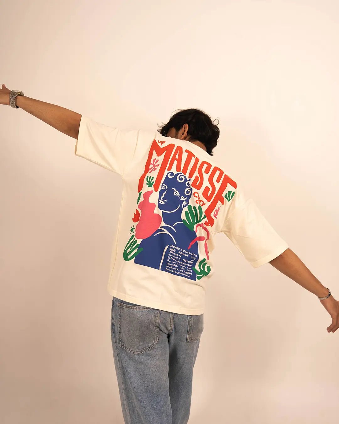 The fauvist (matisse) - Off White Oversized T Shirt - CLORYco.Oversize T-Shirts