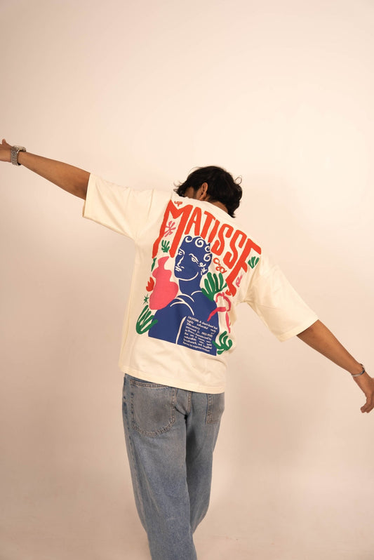 The fauvist (matisse) - Off White Oversized T Shirt - CLORYco.Oversize T-Shirts
