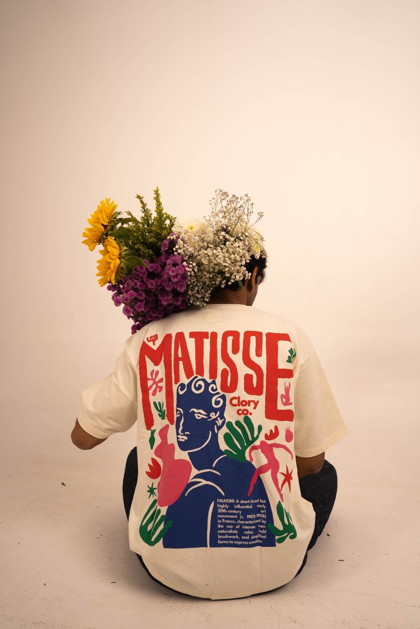 The fauvist (matisse) - Off White Oversized T Shirt - CLORYco.Oversize T-Shirts
