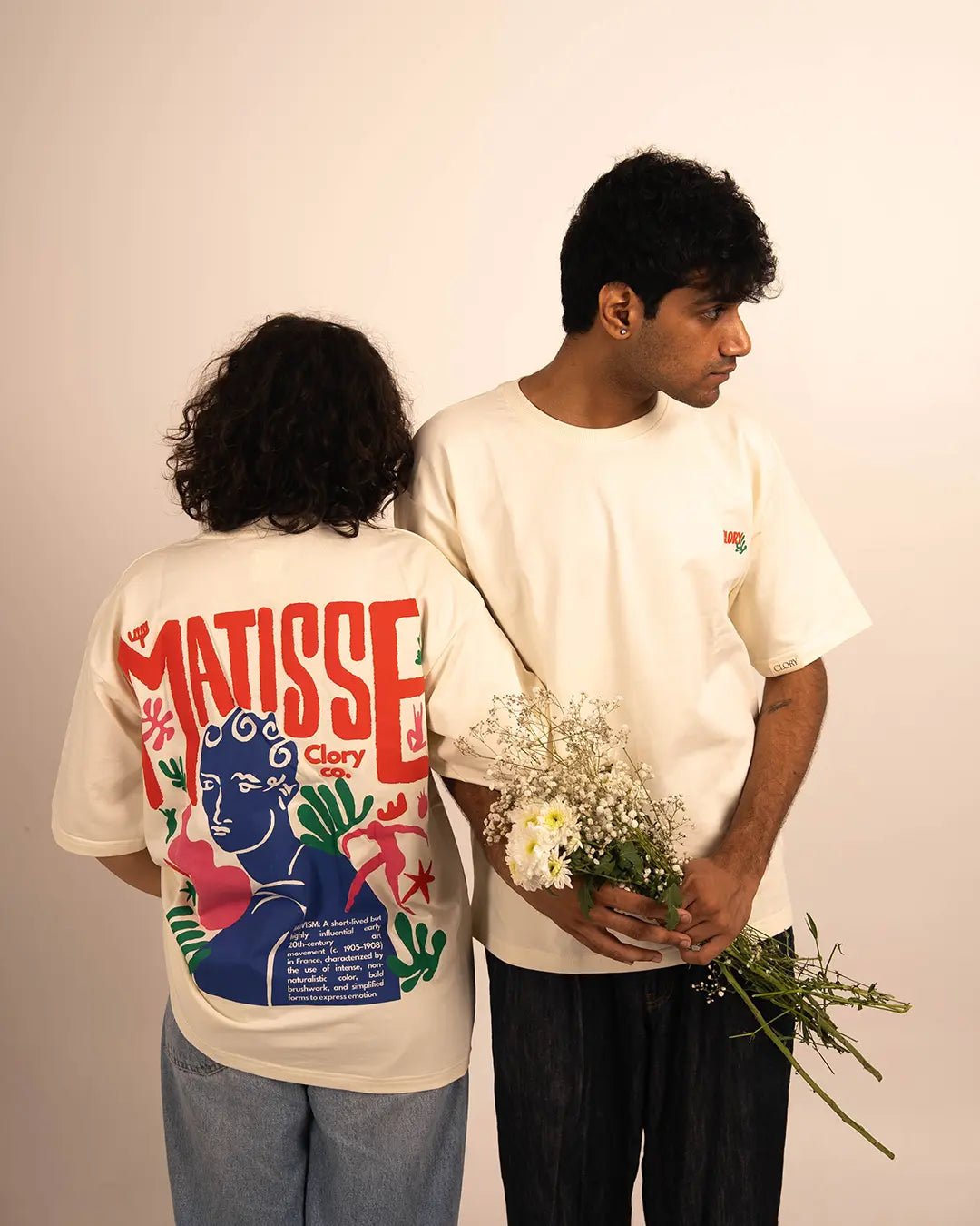The fauvist (matisse) - Off White Oversized T Shirt - CLORYco.Oversize T-Shirts