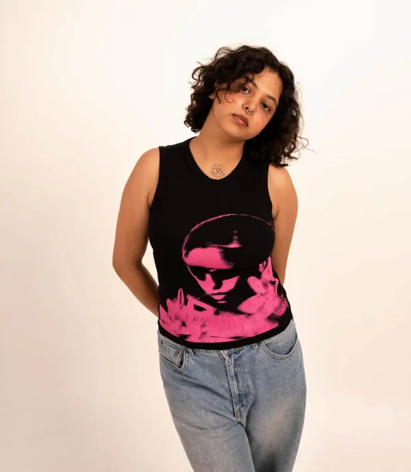 black tank top cloryco