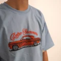 Light Blue Oversized T-Shirt cloryco