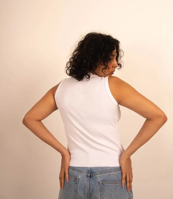DSC00337 White tank top cloryco