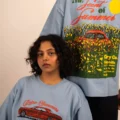 Light Blue Oversized T-Shirt cloryco